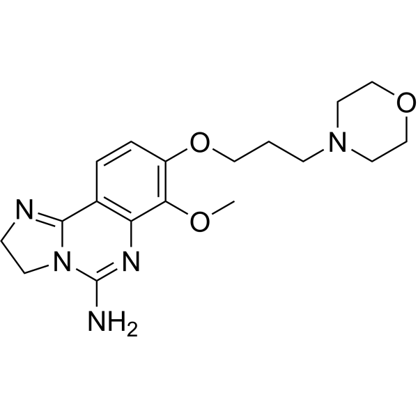 7-Methoxy-8-(3-morpholin-4-ylpropoxy)-2,3-dihydroimidazo[1,2-c]quinazolin-5-amine 1032570-74-3